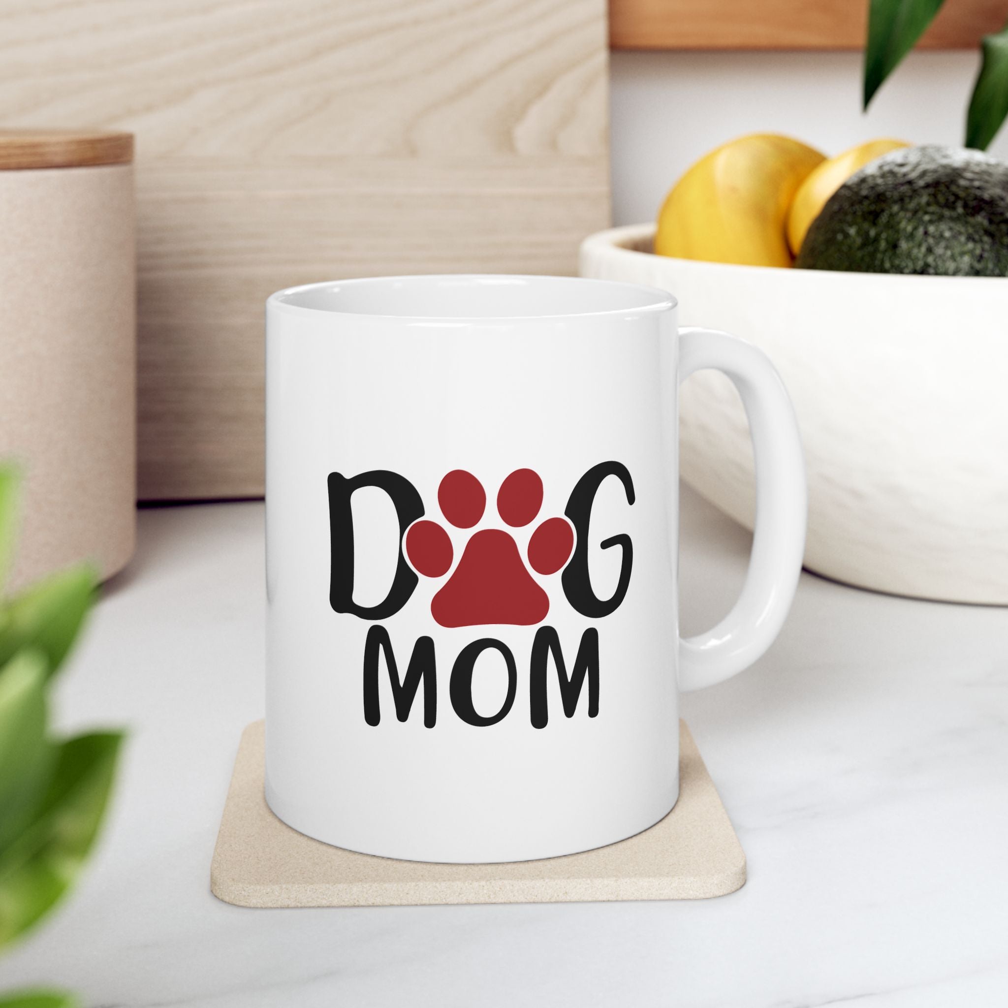 Dog Mom Ceramic Mug - Perfect Gift for Pet Lovers