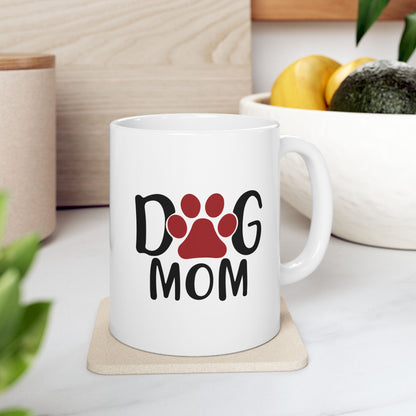 Dog Mom Ceramic Mug - Perfect Gift for Pet Lovers