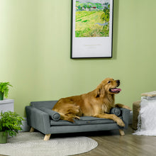 Dog Couch with Removable Pillows - Washable Pet Sofa