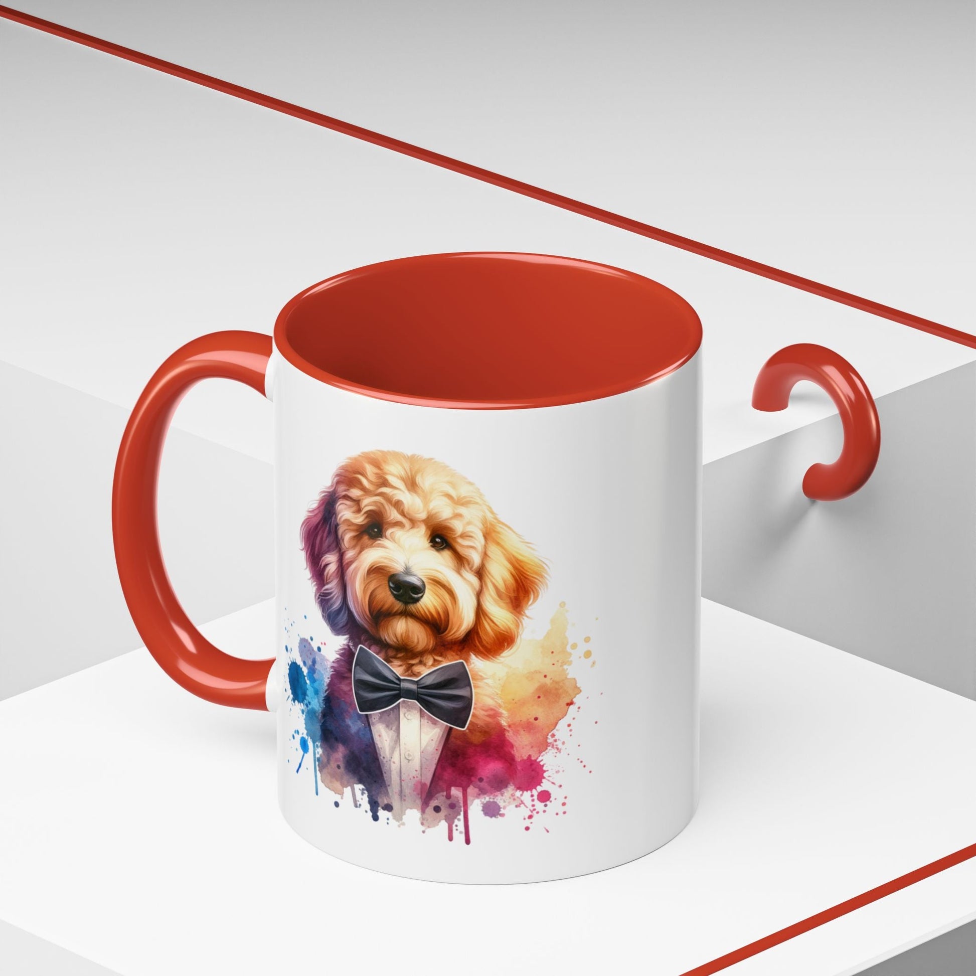 Watercolor Dog Lover Coffee Mug - 11oz & 15oz Accent Mugs for Pet Owners | Purrfect Pet Haven