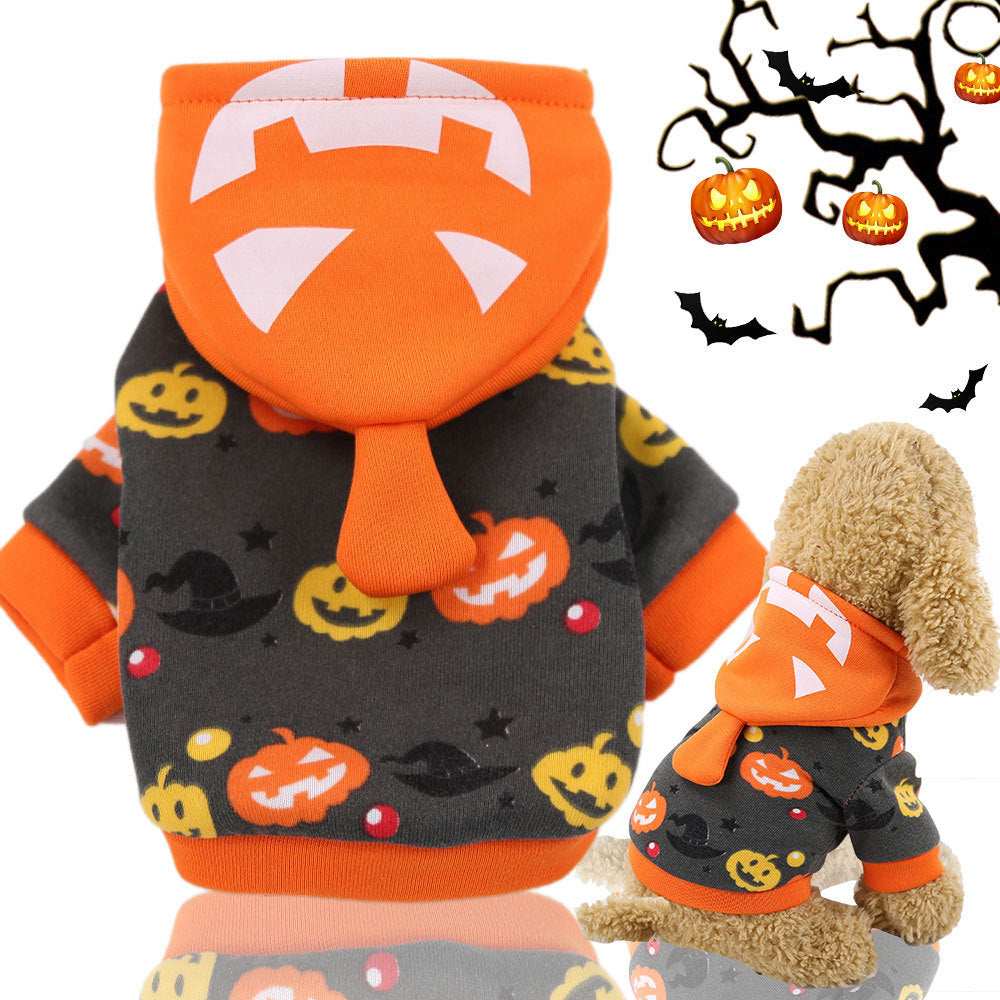 Pumpkin Lantern Pet Costume - Glowing Halloween Dog Outfit