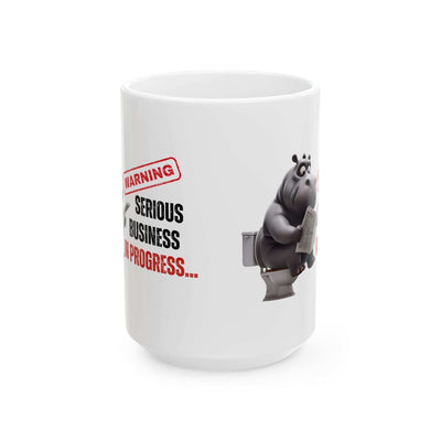 Funny Toilet Humor Ceramic Mug - 11oz & 15oz Coffee Cup for Adults | Purrfect Pet Haven