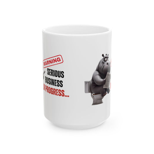 Funny Toilet Humor Ceramic Mug - 11oz & 15oz Coffee Cup for Adults | Purrfect Pet Haven