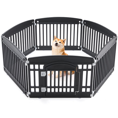 Safe & Reliable Dog Play Fence - Portable Pet Exercise Pen