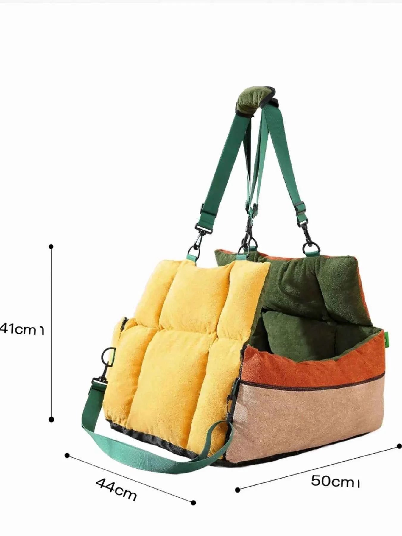 Comfortable & Secure Pet Car Seat Bed