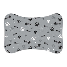 Stylish Pet Feeding Mat with Paw Print Design - Perfect for Pet Lovers | Purrfect Pet Haven
