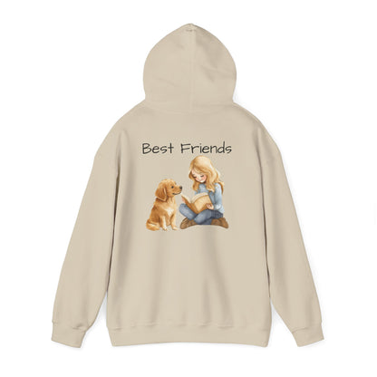 Best Friends Golden Retriever Hoodie - Cute Pet Lover