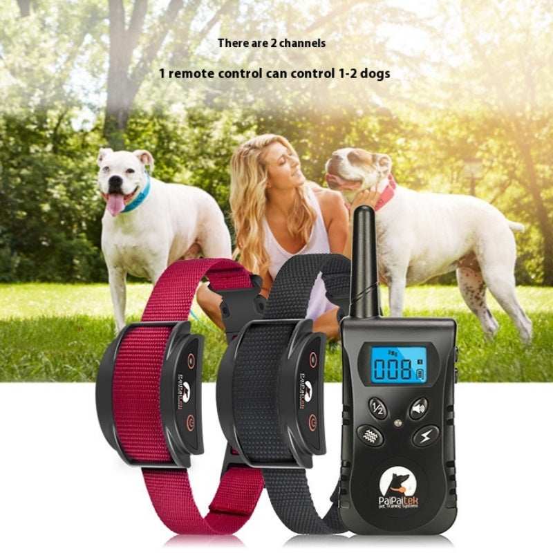Bark Stop Remote Control Pet Dog Trainer Collar with Remote