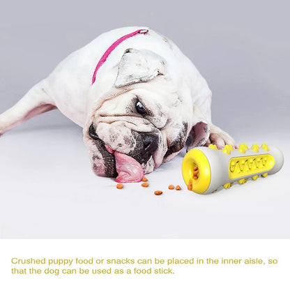 Indestructible Dog Squeaky Toys - Tough Toothbrush Chew Toy for Aggressive Chewers