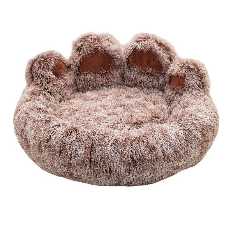 Pet Bed - Round Plush Thickened for Dogs & Cats
