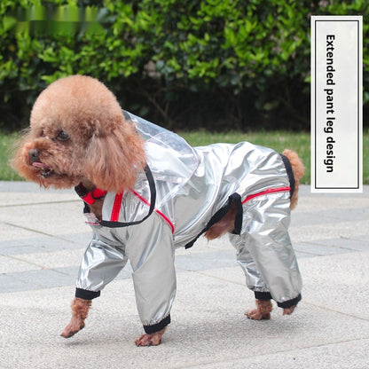 Full-Cover Dog Raincoat - Waterproof Four-Leg Design