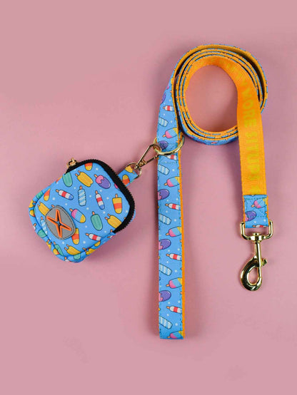 Dog Leash with Poop Bag Holder - Matching Set - Purrfect Pet Haven