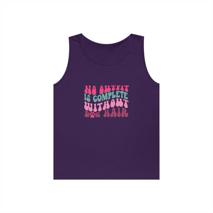 Playful Unisex Heavy Cotton Tank Top - Perfect for Casual Days