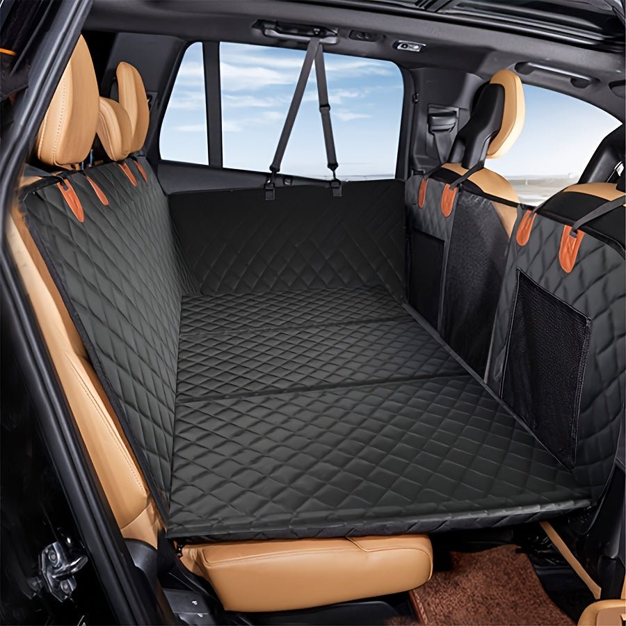 Dog Travel Hammock Rear Seat Cushion with Hard Board - Car Dog Bed | Purrfect Pet Haven