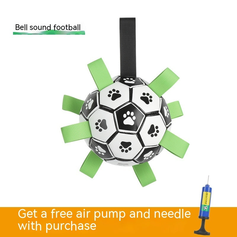 Dog Soccer Ball - Interactive Toy with Cute Prints - Purrfect Pet Haven