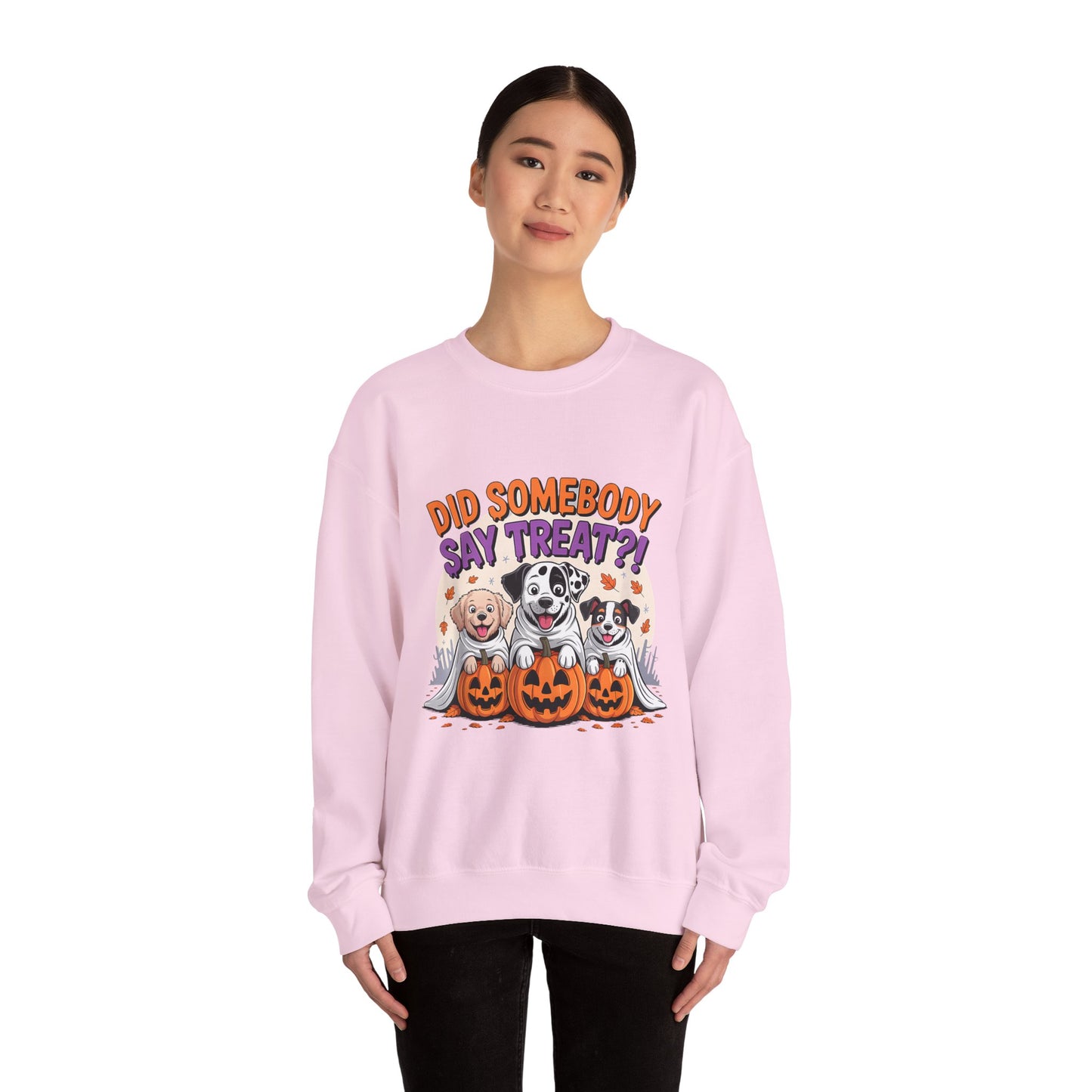 Halloween Dog Lover Crewneck - Cozy Spooky Season Pet Parent Sweatshirt
