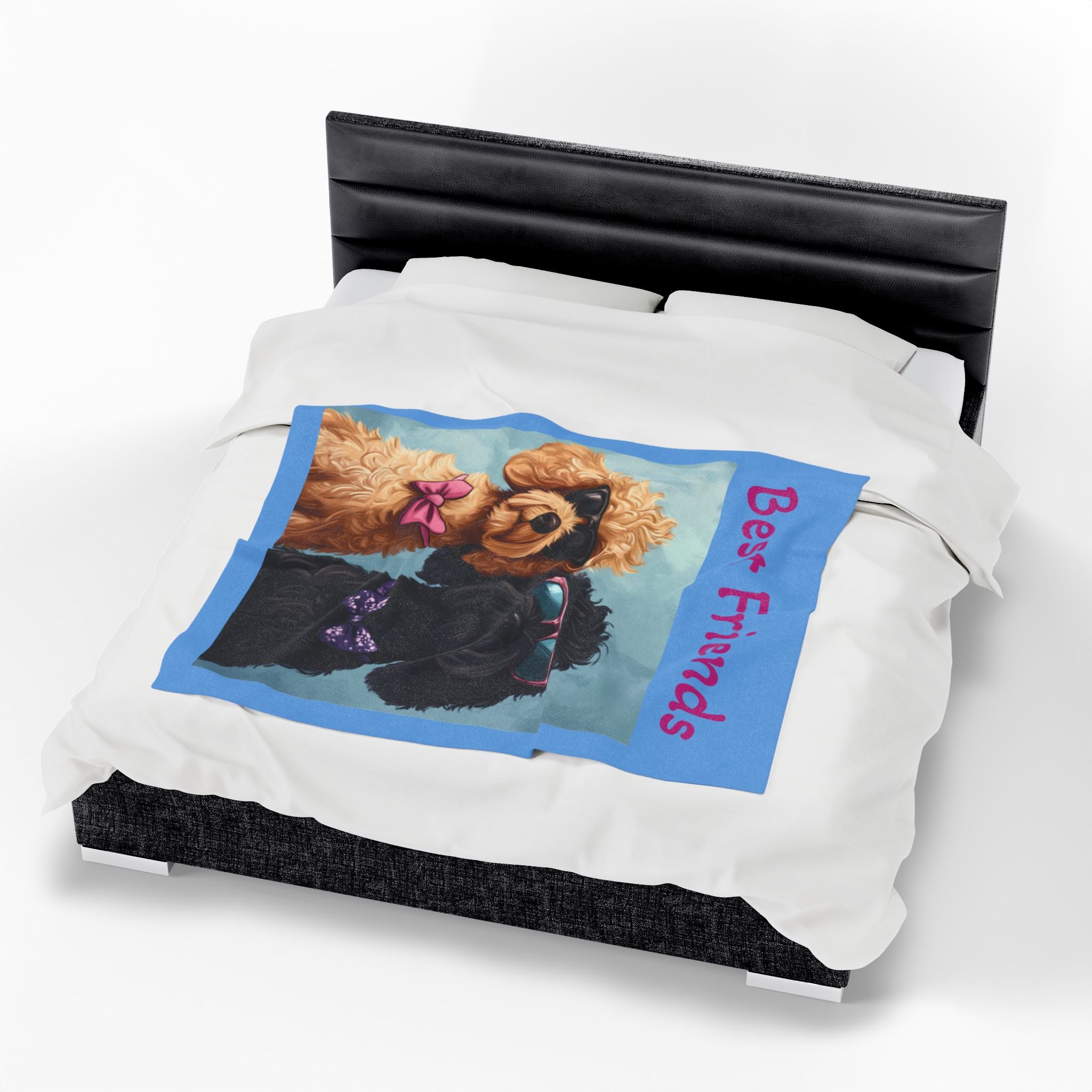 Funny Dog Lovers Velveteen Plush Blanket - Perfect for Cozy Nights and Gifts