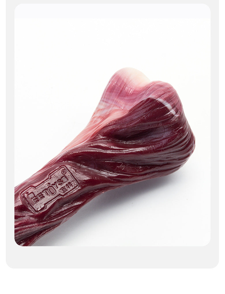 Bite-Resistant Dog Chew Toy - Medium Large Dogs Beef Flavor Dental Health