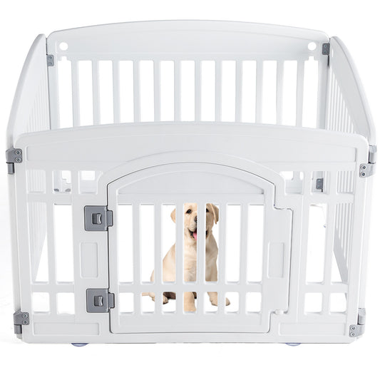 Safe & Reliable Dog Play Fence - Portable Pet Exercise Pen