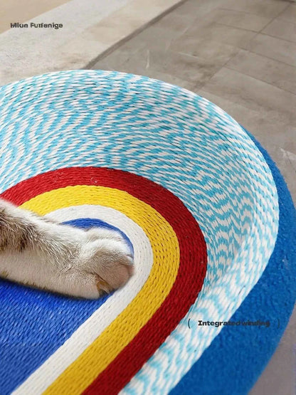 Wear-Resistant Sisal Cat Scratcher Bed