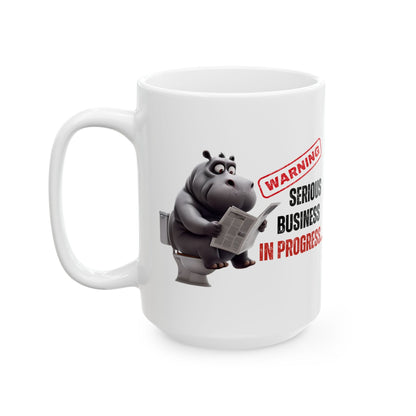 Funny Toilet Humor Ceramic Mug - 11oz & 15oz Coffee Cup for Adults | Purrfect Pet Haven
