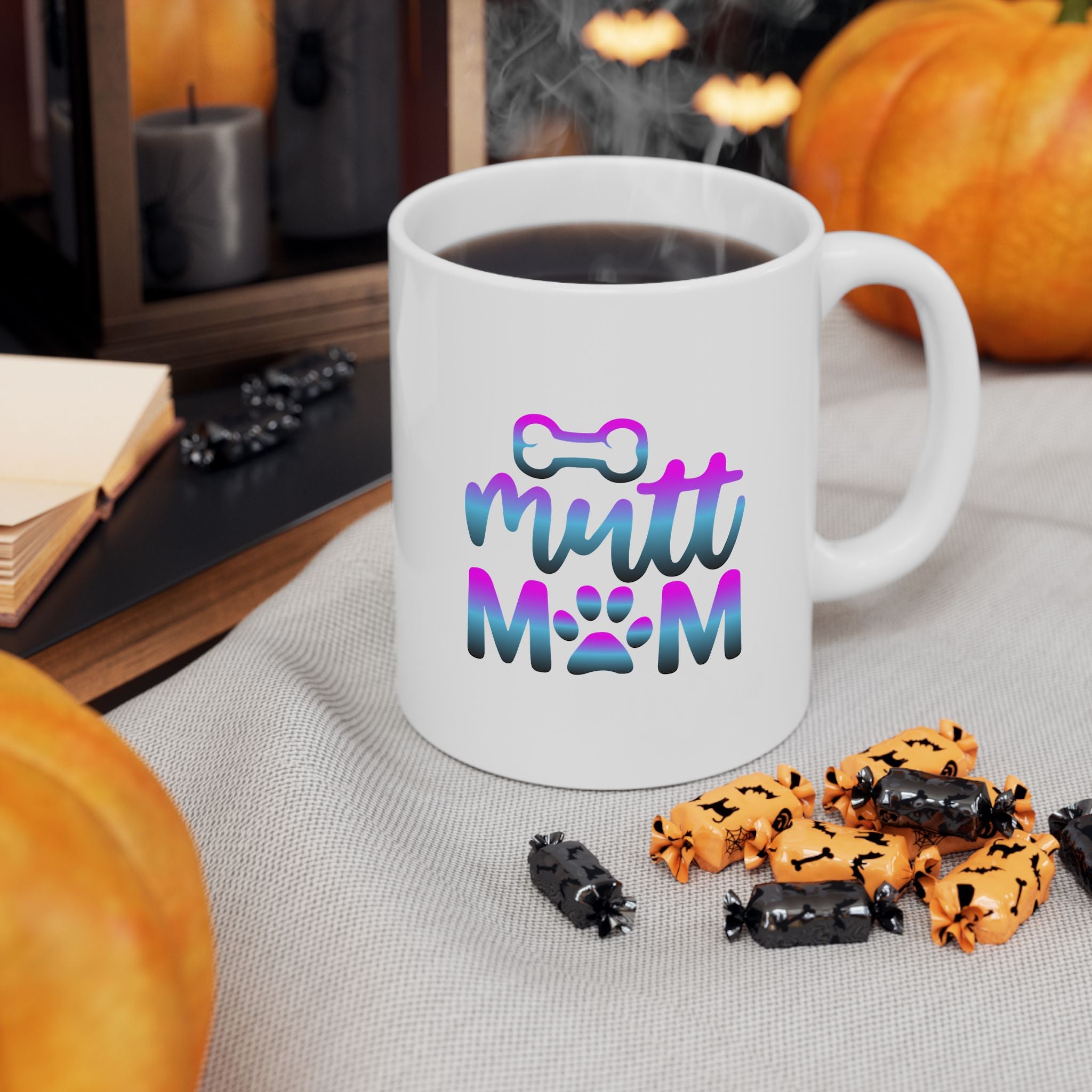 Cute Mutt Mom Ceramic Mug - Ideal Gift for Animal Lovers