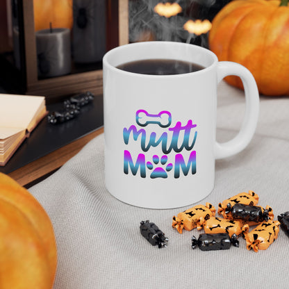 Cute Mutt Mom Ceramic Mug - Ideal Gift for Animal Lovers