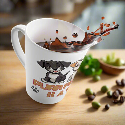 Purrfect Pet Haven Latte Mug - Adorable Dog-Themed Coffee Cup for Animal Lovers | Purrfect Pet Haven