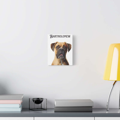 PAW-sonalized White Canvas Print | Upload Photo~Choose size | Purrfect Pet Haven