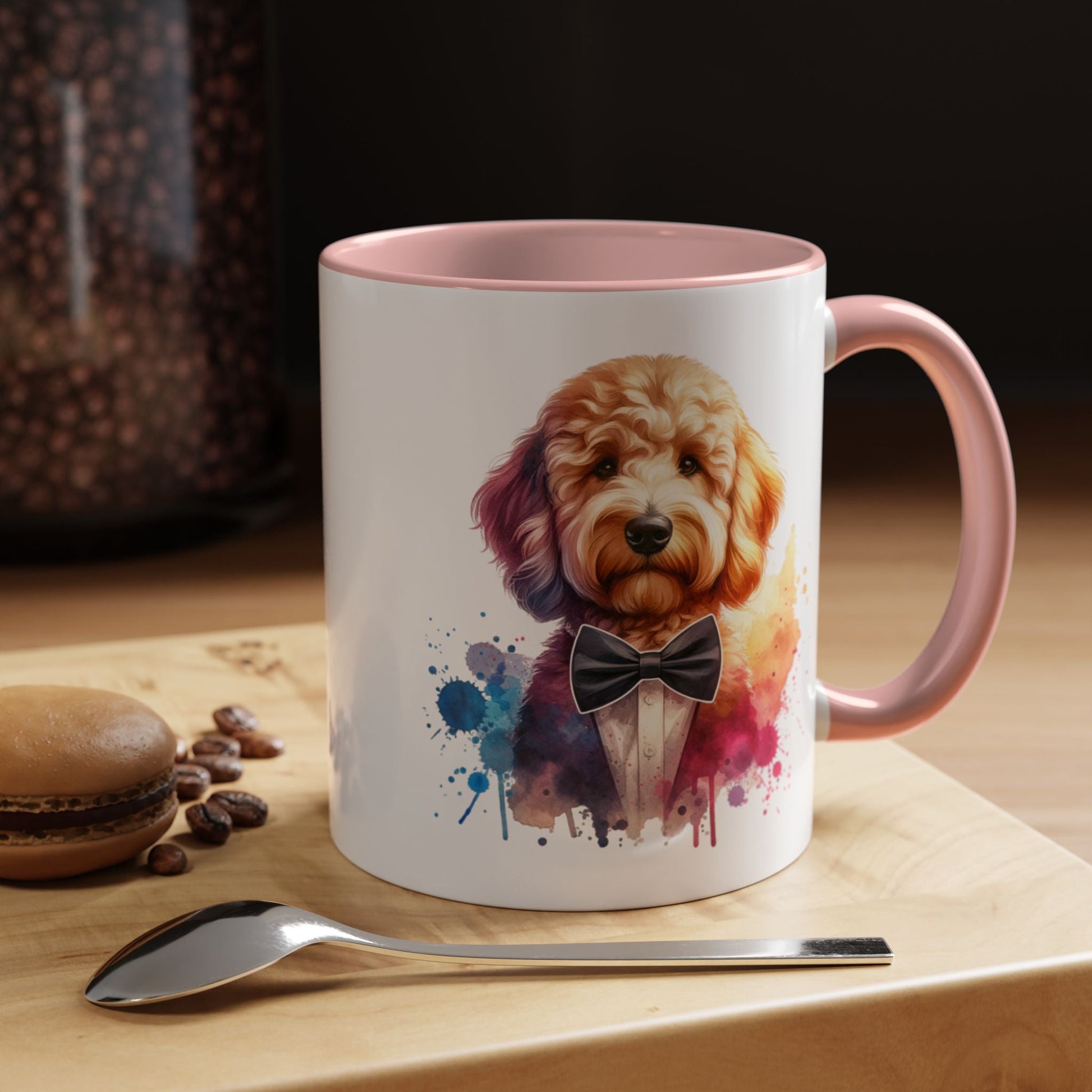Watercolor Dog Lover Coffee Mug - 11oz & 15oz Accent Mugs for Pet Owners | Purrfect Pet Haven