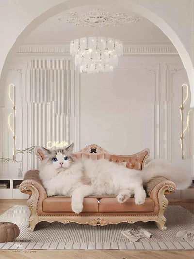 Retro Wear-Resistant Cat Scratcher Lounge