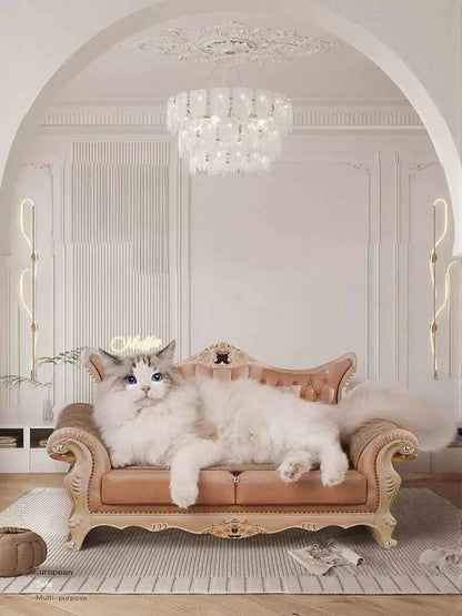 Retro Wear-Resistant Cat Scratcher Lounge