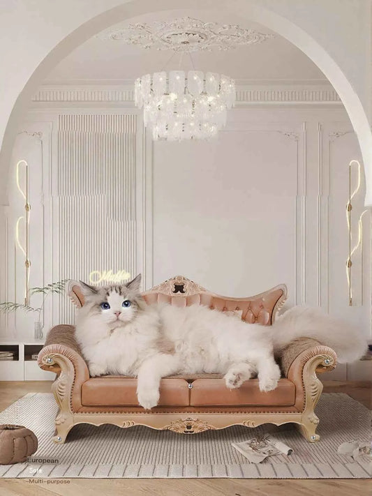 Retro Wear-Resistant Cat Scratcher Lounge