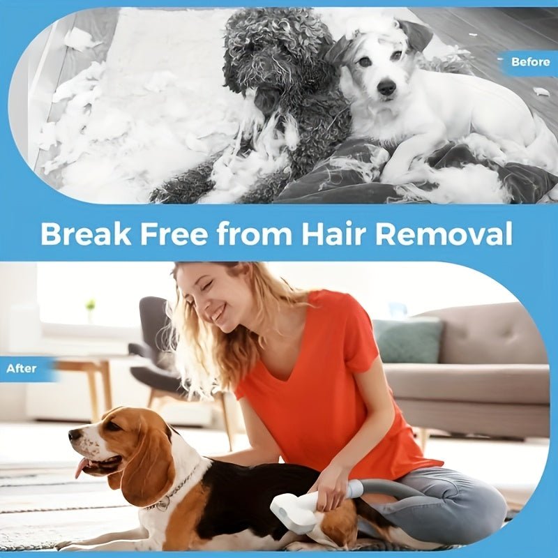 Dog Grooming Vacuum, 5-in-1 Dog Grooming Kit, 300W Strong Pet Grooming Vacuum For Dogs, Large Capacity Dog Vacuum Shedding Grooming Hair, Dog Hair Vacuum, Quiet, Pet Grooming Vacuum With Pet Clipper Nail Grinder For Shedding Pet Hair, Home Cleaning | Purrfect Pet Haven