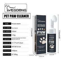 Dog Cat Paw Cleaning, Paw Care, Cleaning Agent