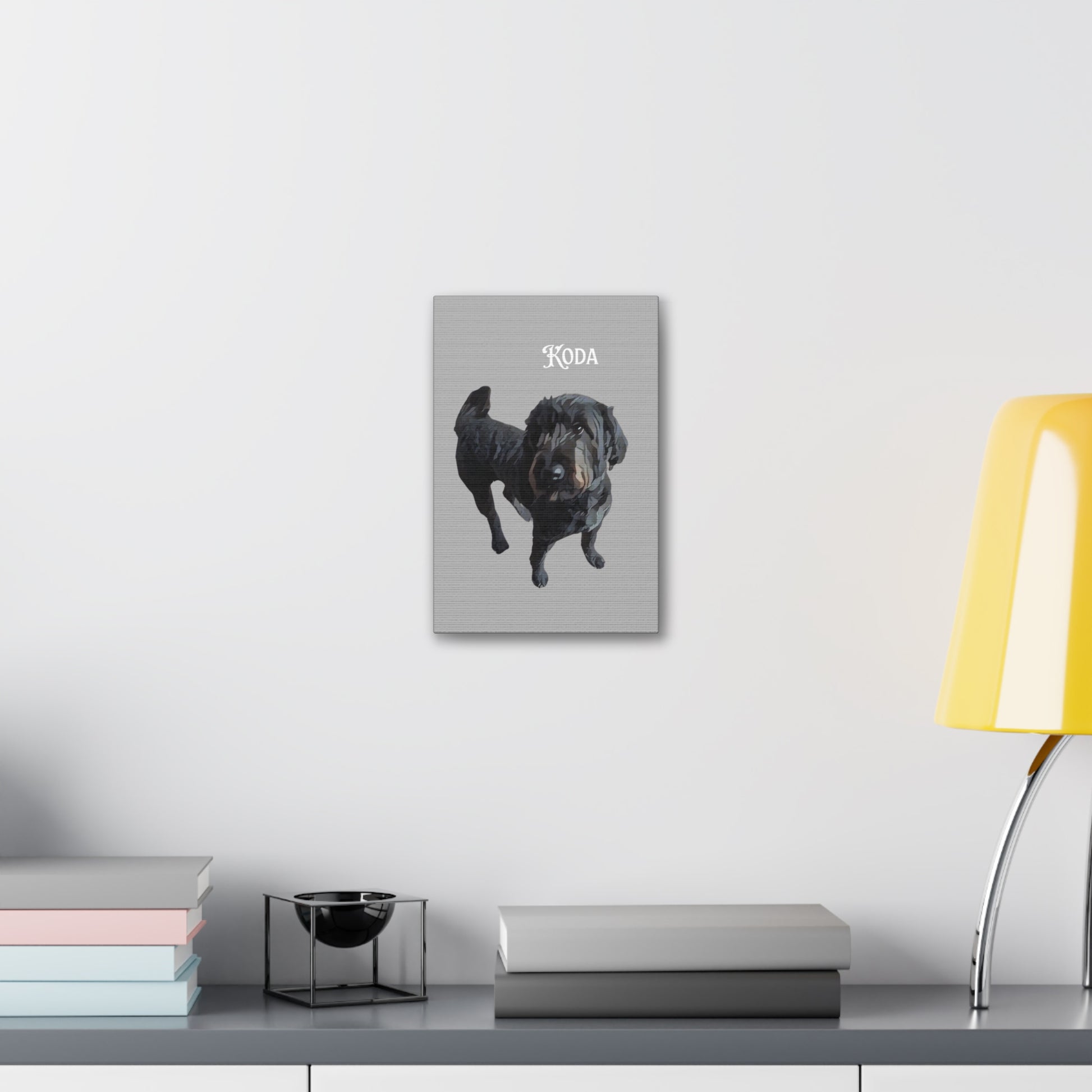 PAW-sonalized Light Grey Canvas Print | Upload Photo~Choose size | Purrfect Pet Haven