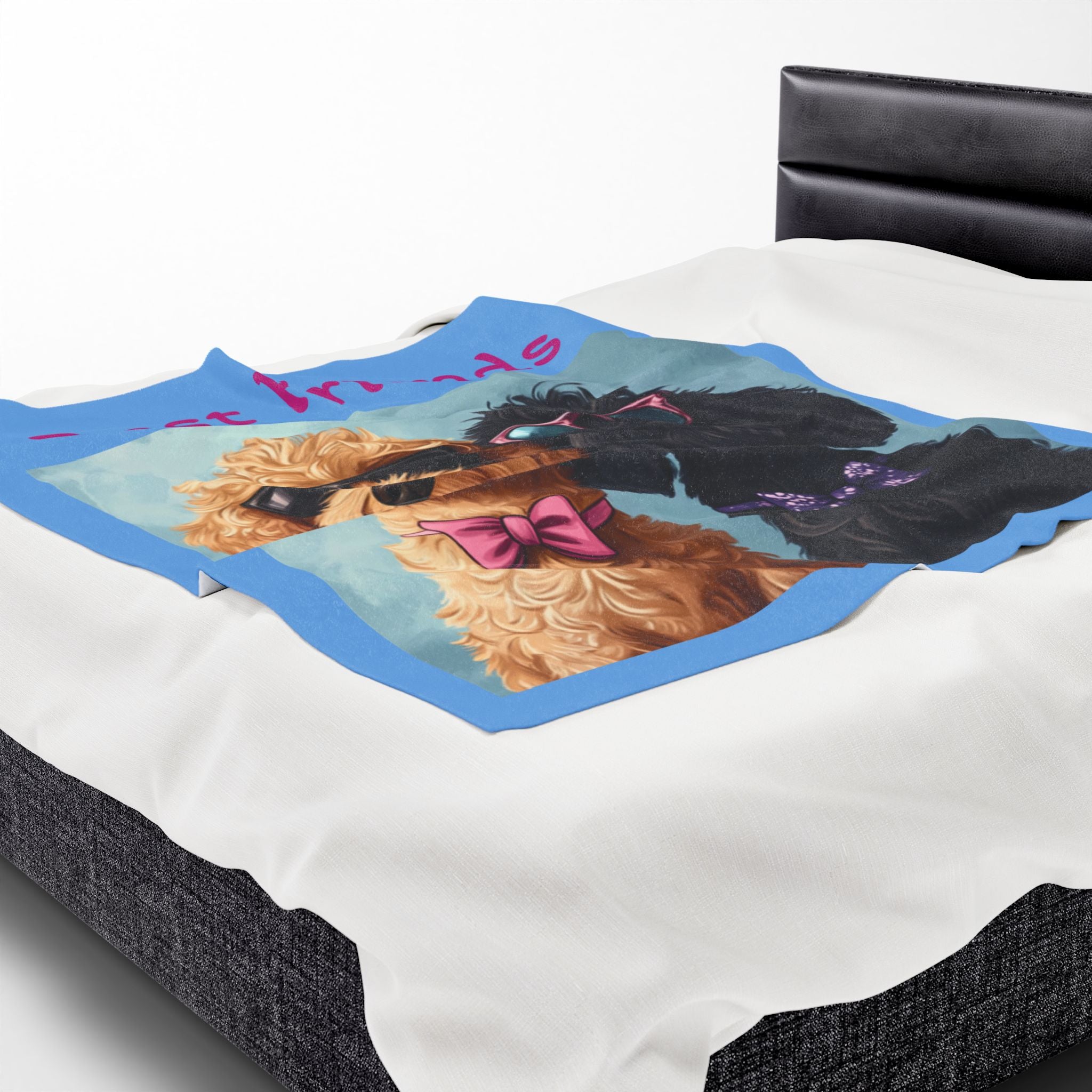 Funny Dog Lovers Velveteen Plush Blanket - Perfect for Cozy Nights and Gifts