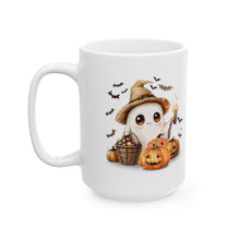 Halloween Scarecrow Ceramic Mug - Fall Coffee Cup Gift