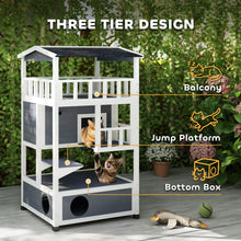Cat Castle Condo - 3-Tier Outdoor Shelter House