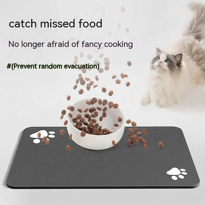 Pet Feeding Mat for Dogs and Cats - Washable And Reusable Placemat