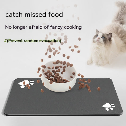 Pet Feeding Mat for Dogs and Cats - Washable And Reusable Placemat