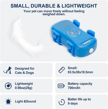 Dog GPS Tracker Real Time - Geofence Sound Light IP67