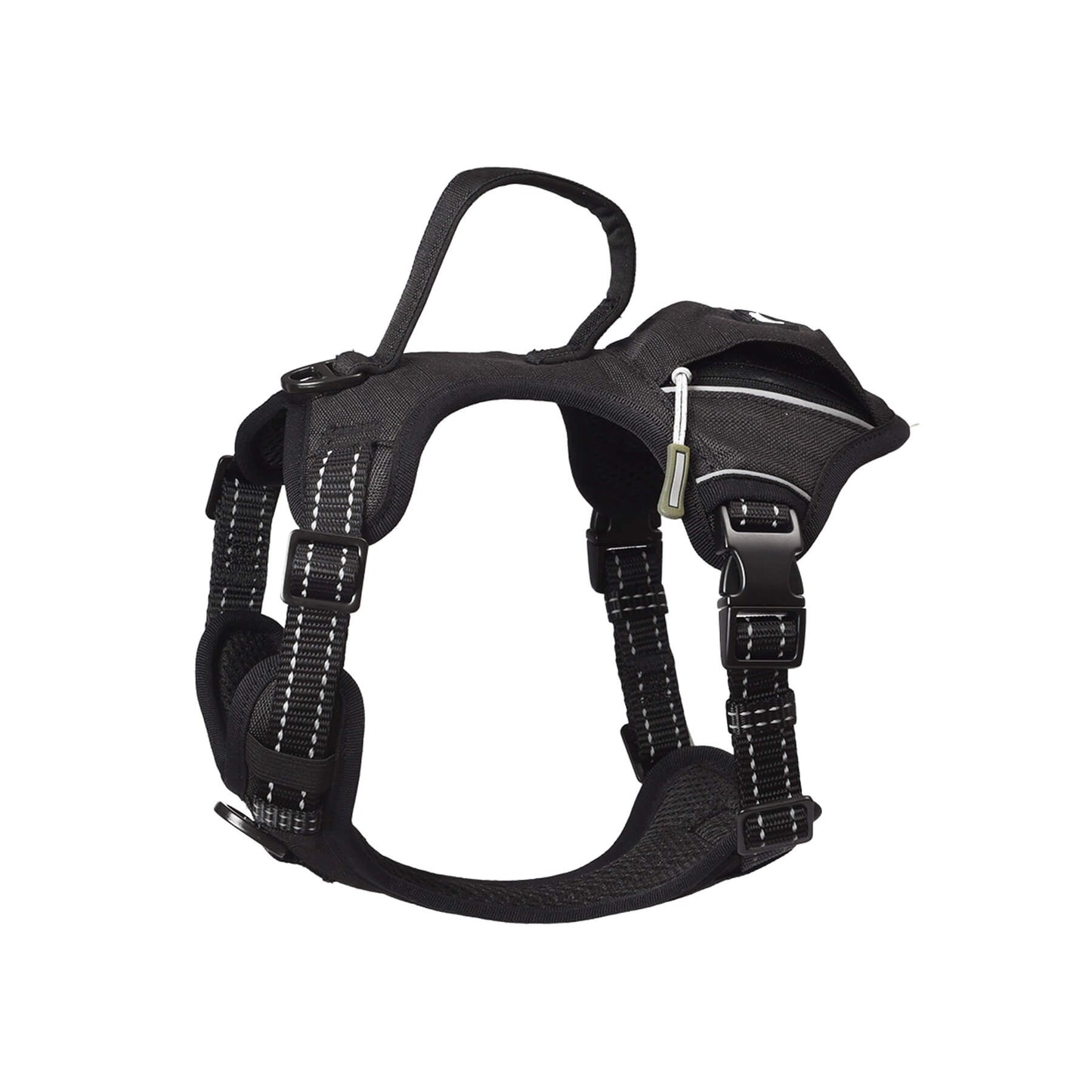 Tactical Dog Harness - with Poop Bag Holder