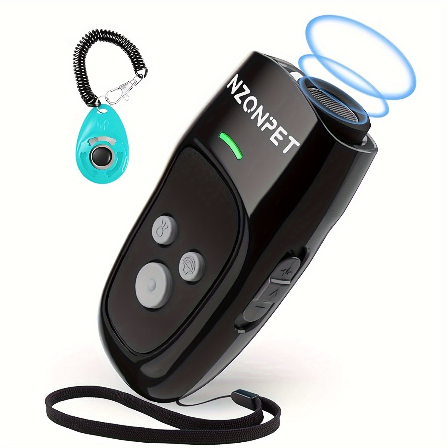 Anti Barking Device, Ultrasonic 3 In 1 Dog Barking Deterrent Devices, 3 Frequency Dog Training And Bark Control 16.4Ft Range Rechargeable With LED Light And Wrist Strap- Green | Purrfect Pet Haven