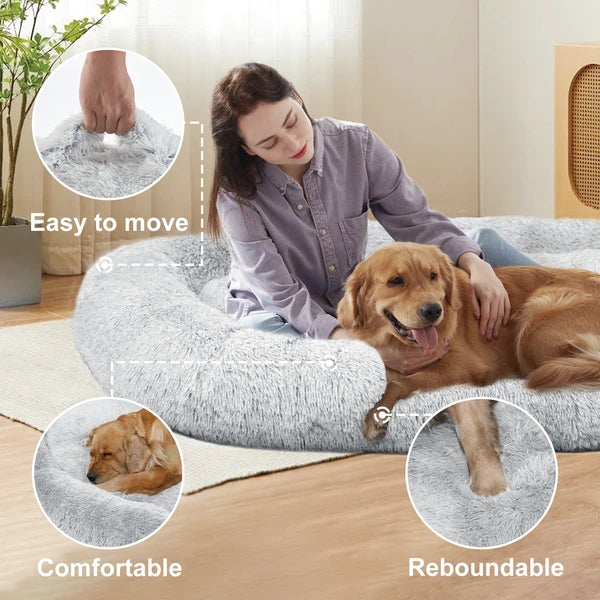Dog Bed - Large Washable with Handles & Non-Slip