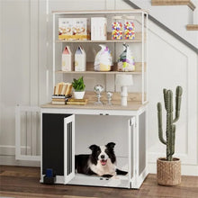 Furniture Dog Crate with Storage - Large Side Table Kennel