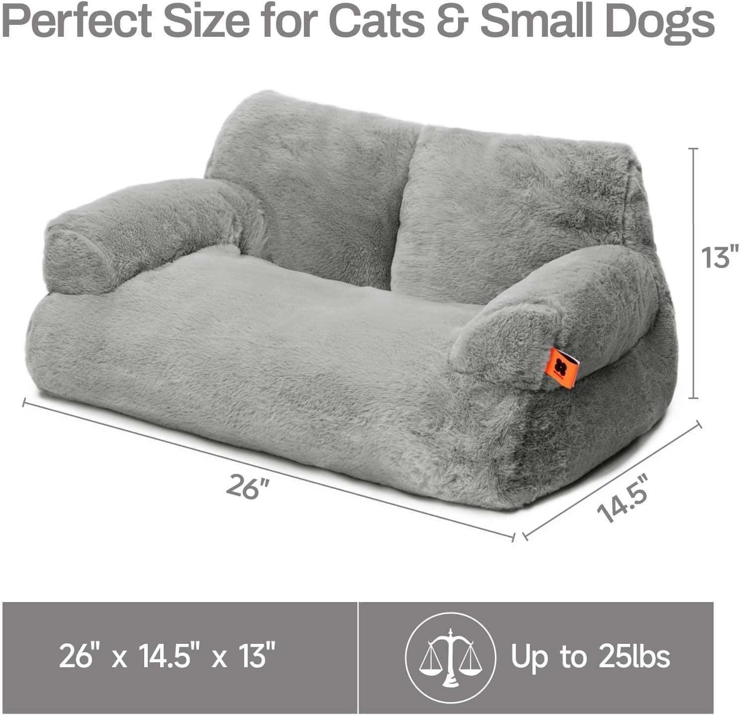 Pet Mini Sofa for Cats and Dogs - Luxury Couch Bed - Purrfect Pet Haven
