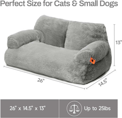 Pet Mini Sofa for Cats and Dogs - Luxury Couch Bed - Purrfect Pet Haven