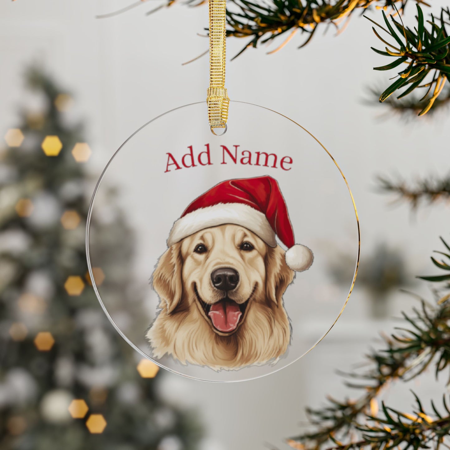 Custom Pet Ornament - Personalized Acrylic Christmas Decor