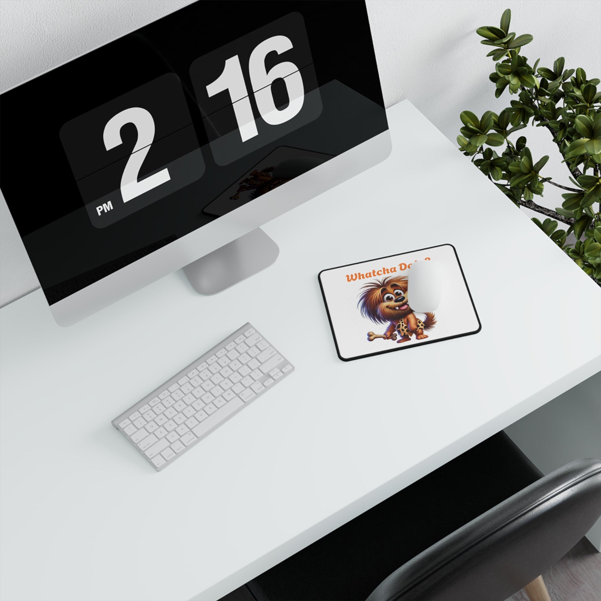 Whatcha Doin'? Non-Slip Gaming Mouse Pad - Fun & Functional Desk Accessory for Gamers | Purrfect Pet Haven